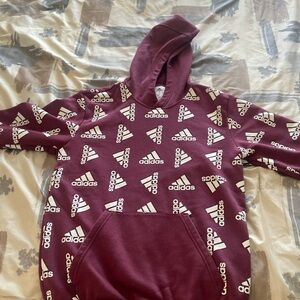 Adidas All Over Print Fleece Hoodie